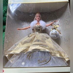 Celebration Barbie Doll in Gold Gown